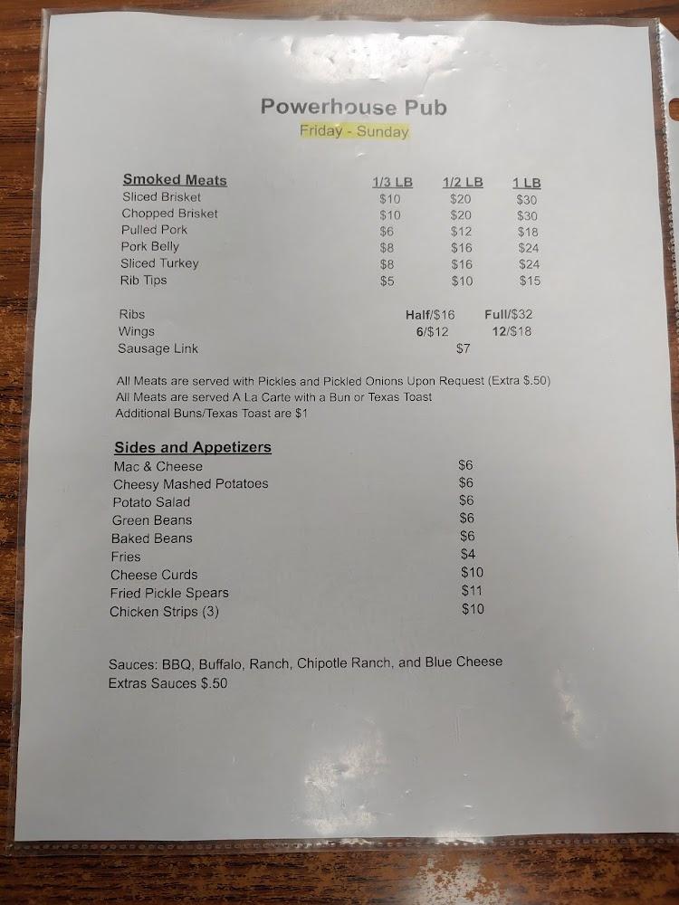 Powerhouse Pub Menu image 4